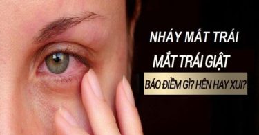Mắt trái giật